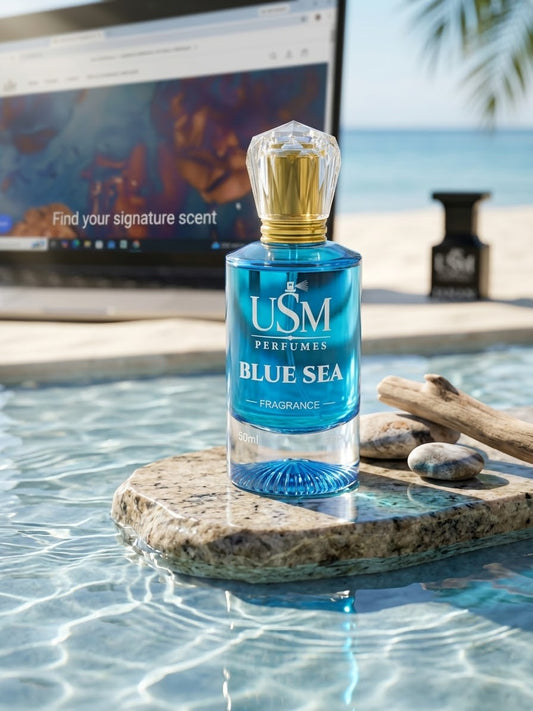 USM Blue Sea Perfume for Men – 50ml | Long Lasting Fresh Marine EDP